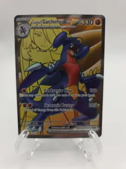 Pokemon TCG Cynthia's Garchomp EX 204 SVP Scarlet & Violet Promo - Image 1