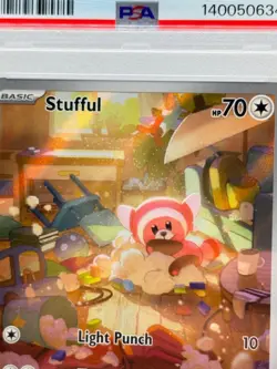 Pokemon STUFFUL Alt Art Illustration #154 PSA 10 - One Owner - Image 1
