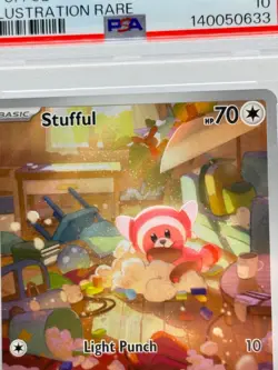 Pokemon STUFFUL Alt Art Illustration #154 PSA 10 - One Owner - Image 1