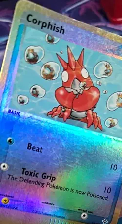 Corphish 54/97 EX Dragon Reverse Holo E Reader Vintage Pokemon TCG - MP+ - Image 4