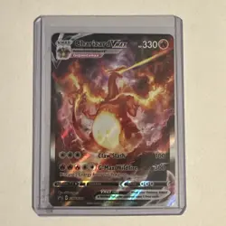 Pokemon TCG Charizard VMAX SWSH261 Full Art Ultra Rare Black Star - Image 1