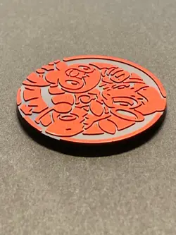 Pokemon plastic medal coin Red Pokemon Japanese Pocket Monster NINTENDO RARE - Image 3