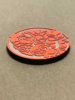 Pokemon plastic medal coin Red Pokemon Japanese Pocket Monster NINTENDO RARE - Image 5