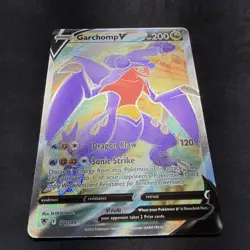 Pokemon TCG - Garchomp V SW&SH - Astral Radiance (178/189) Full Art NM/Mint!!! - Image 2