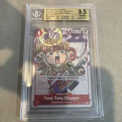 Tony Chopper ST01-006 Promo 25th Anniversary ONE PIECE Card English BGS psa 9.5 - Image 2