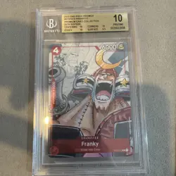 One Piece 2022 Franky Premium Coll. 25th Edition ST01-010 BGS 10 English psa - Image 2
