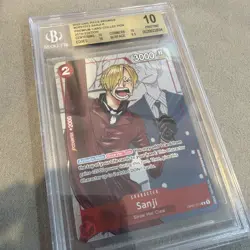 2022 english One Piece 25th Anniversary Collection Sanji OP01-013 BGS 10 psa - Image 1
