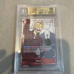 2022 english One Piece 25th Anniversary Collection Sanji OP01-013 BGS 10 psa - Image 2