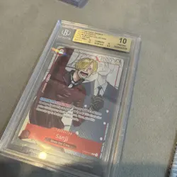 2022 english One Piece 25th Anniversary Collection Sanji OP01-013 BGS 10 psa - Image 3