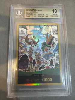 2026 One Piece DON!! Card Gold Egghead BGS 10 PRISTINE Psa ENGLISH - Image 1