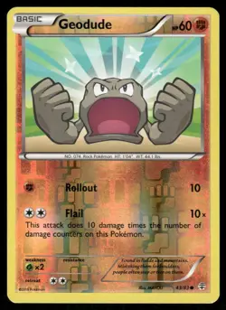 Pokemon Cards Geodude 43/83 Reverse Holo Generations Common NM - Image 1