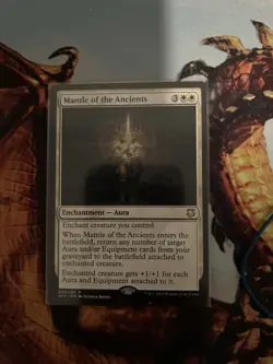 1x Mantle of the Ancients MTG AFC: Commander Rare Nonfoil NM - Image 1
