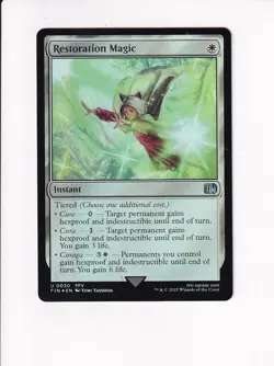 MAGIC THE GATHERING MTG FINAL FANTASY FOIL RESTORATION MAGIC (X) - Image 1
