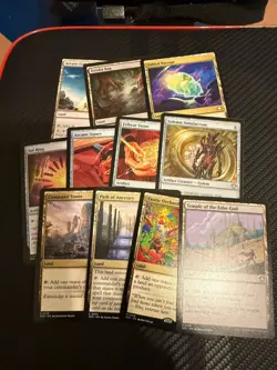 MTG EDH Starter Kit (C) Fabled Passage, Sol Ring, Arcane Lighthouse, Signet - Image 1