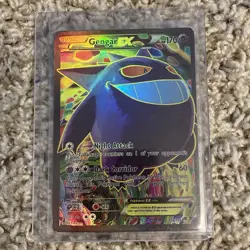 2014 Pokemon Gengar EX Full Art - 114/119 XY-Phantom Forces Holo Card - Image 1