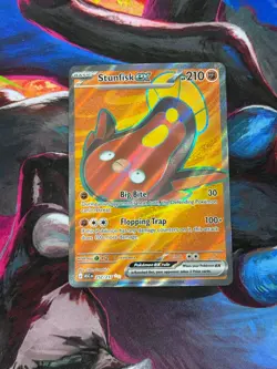 Pokemon Stunfisk EX 252/217 IR Holo Rare - Image 1