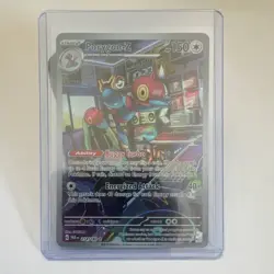 NEAR MINT NM Pokemon TCG Porygon-Z 214/182 Paradox Rift Secret Rare Full Art - Image 1