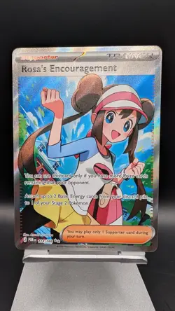 Rosa's Encouragement 114/088 Ultra Rare Perfect Order Pokemon Near Mint - Image 1