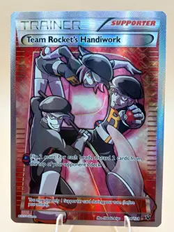 Team Rocket's Handiwork 124/124 Ultra Rare Fates Collide Pokemon LP - Image 1
