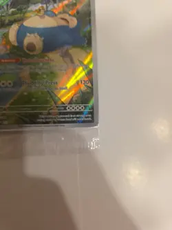 Pokemon TCG Snorlax Promo Scarlet & Violet 151 Black Star Holo Card#051 SEALED - Image 2