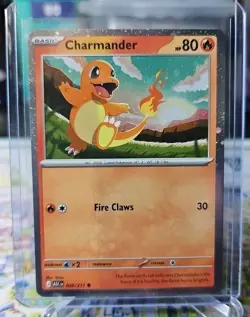 Pokemon Ascended Heroes Charmander 020/217 Cosmos Swirl - Image 2