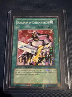 yugioh NOBLEMAN OF EXTERMINATION DT01-EN038 DUEL TERMINAL COMMON NEAR MINT - Image 1