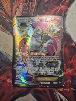Hoopa EX 89/98 Full Art Ultra Rare Ancient Origins Pokemon Card LP/MP - Image 1