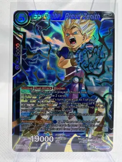 SS Cabba, Proud Zenith BT15-037 SR Saiyan Dragon Ball Super Card Game Masters - Image 1