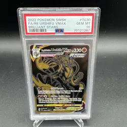 2022 POKEMON CARD URSHIFU VMAX TG30RAPID STRIKE BRILLIANT STARS Gem Mint PSA 10 - Image 1