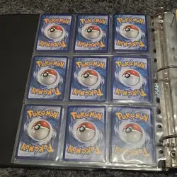 Vintage Pokemon Cards × 25 (LP-MP) + Pikachu Pro Ultra Binder - Image 4