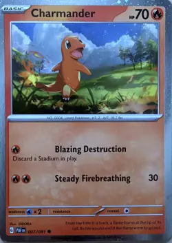 Charmander - (Cosmos Holo) Holo Common Miscellaneous Cards & Products 007/091 N - Image 1