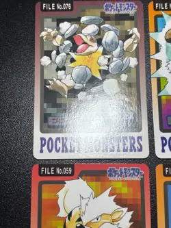 [US Duty Inc] Arcanine Alakazam Bandai Carddass Pocket Japanese Pokemon Card - Image 3