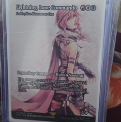 Wizards of the Coast Lightning, Lone Commando Final Fantasy Legendary Rare R/W/… - Image 1