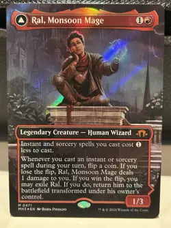 Ral, Monsoon Mage Borderless Foil Modern /horizons 3 MH3 LP - Image 1