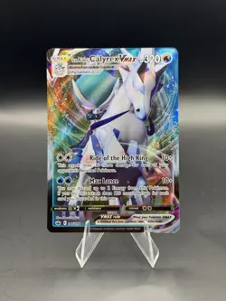 ICE RIDER CALYREX VMAX 46/198 CHILLING REIGN ULTRA RARE NM Pokemon TCG - Image 1