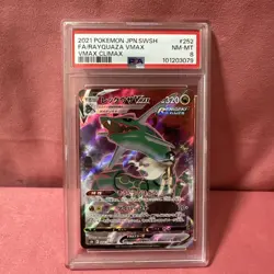 Rayquaza VMAX CSR VMAX Climax Pokemon Card PSA8 - Image 1