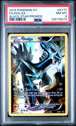 2015 Pokemon Xy Black Star Promos Xy77 Dialga Black Star Promos - PSA 8 - Image 1