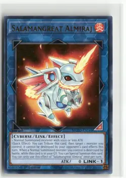 Yugioh Salamangreat Almiraj MGED-EN144 Rare 1st Ed NM - Image 1