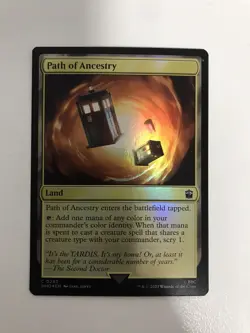 Path of Ancestry Foil MTG Magic the Gathering Card NM Near Mint WHO - Image 1