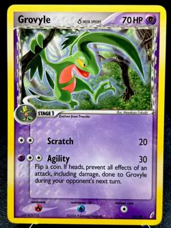 Grovyle Delta Species 19/100 NM Non Holo Rare Crystal Guardians Pokemon Card! - Image 1