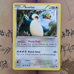 Snorlax 118/162 XY Breakthrough Regular NM Pokemon Card English - Image 1