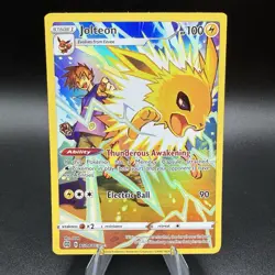 Jolteon TG04/TG30 Holo Brilliant Stars Trainer Gallery Pokemon Card - Off Center - Image 1