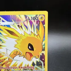 Jolteon TG04/TG30 Holo Brilliant Stars Trainer Gallery Pokemon Card - Off Center - Image 3