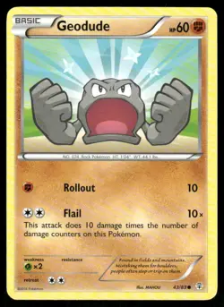 Pokemon Cards Geodude 43/83 Generations Common NM - Image 1