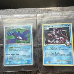 Pokemon Rayquaza C LVL x Black Star Holo Card DP47 Kyogre Ex Darkrai PalkaiMP-HP - Image 2
