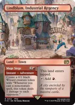 Lindblum, Industrial Regency (Borderless) -Foil Near Mint MTG - Image 1
