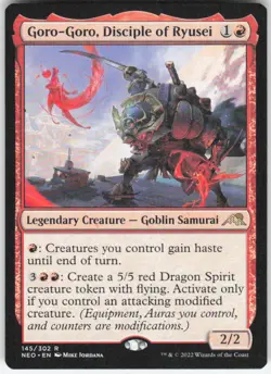 Goro-Goro, Disciple of Ryusei R Kamigawa: Neon Dynasty 145 LP - Image 1