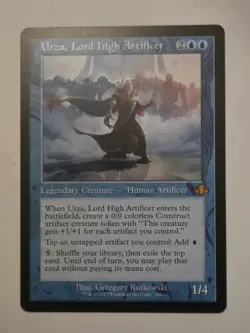 MTG - Urza, Lord High Artificer - Retro Frame - Dominaria Remastered - Image 1
