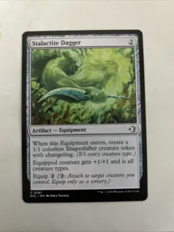 Stalactite Dagger (Foil) - 261 - ECL - Near Mint - MTG - Image 1
