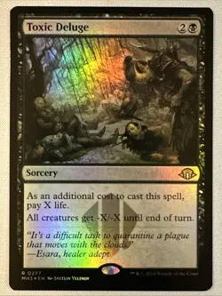 MTG / Toxic Deluge / MH3 / #277 / FOIL / Rare / NM - Image 1